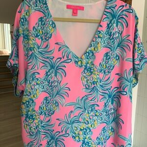 Lilly Pulitzer Casden Blouse Size Medium
